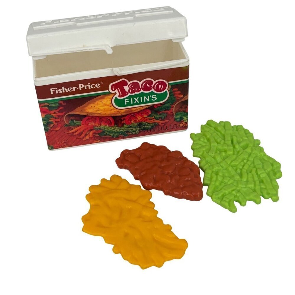 Fisher Price Taco Fixin's Fun‎ With Food 1988 Vintage Pretend Play Replacements